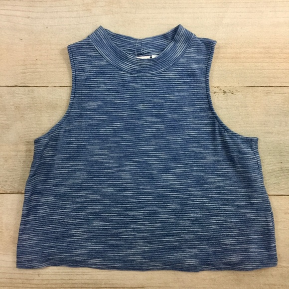 Anthropologie Postmark Indigo Mockneck Tank - Picture 4 of 6